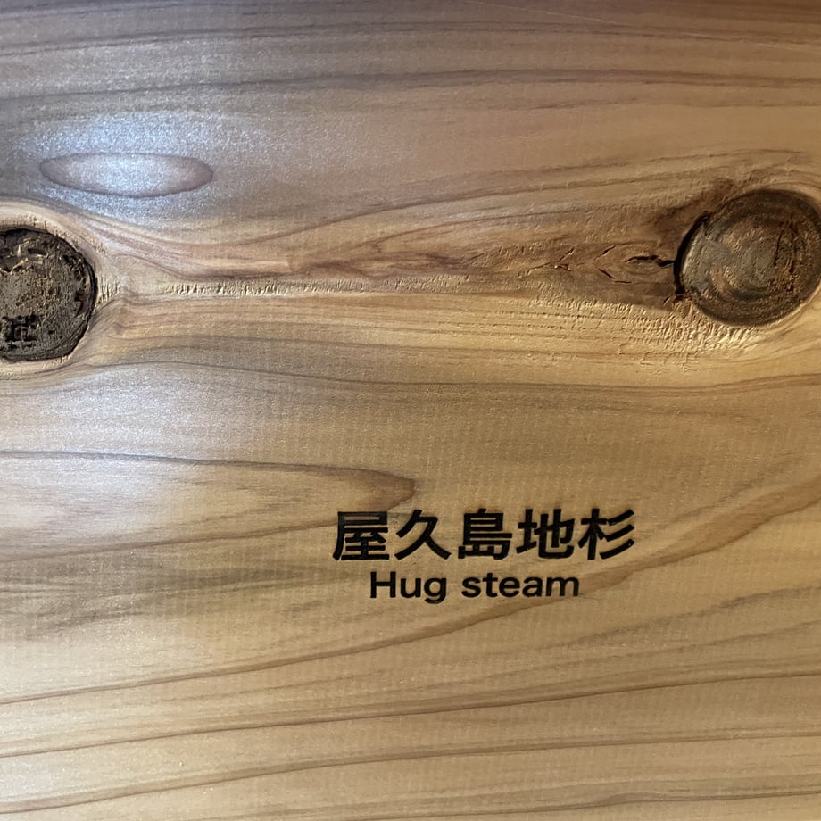 Hug steamオリジナル屋久島地杉　椅子